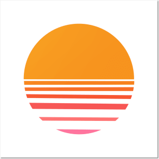 Retro Sun Posters and Art